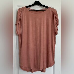 LOFT Dusty Rose Short Sleeve Top